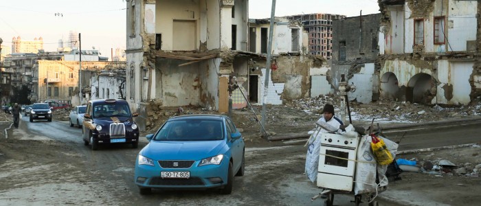Bakının Sovetski ərazininin hazırki mənzərəsi